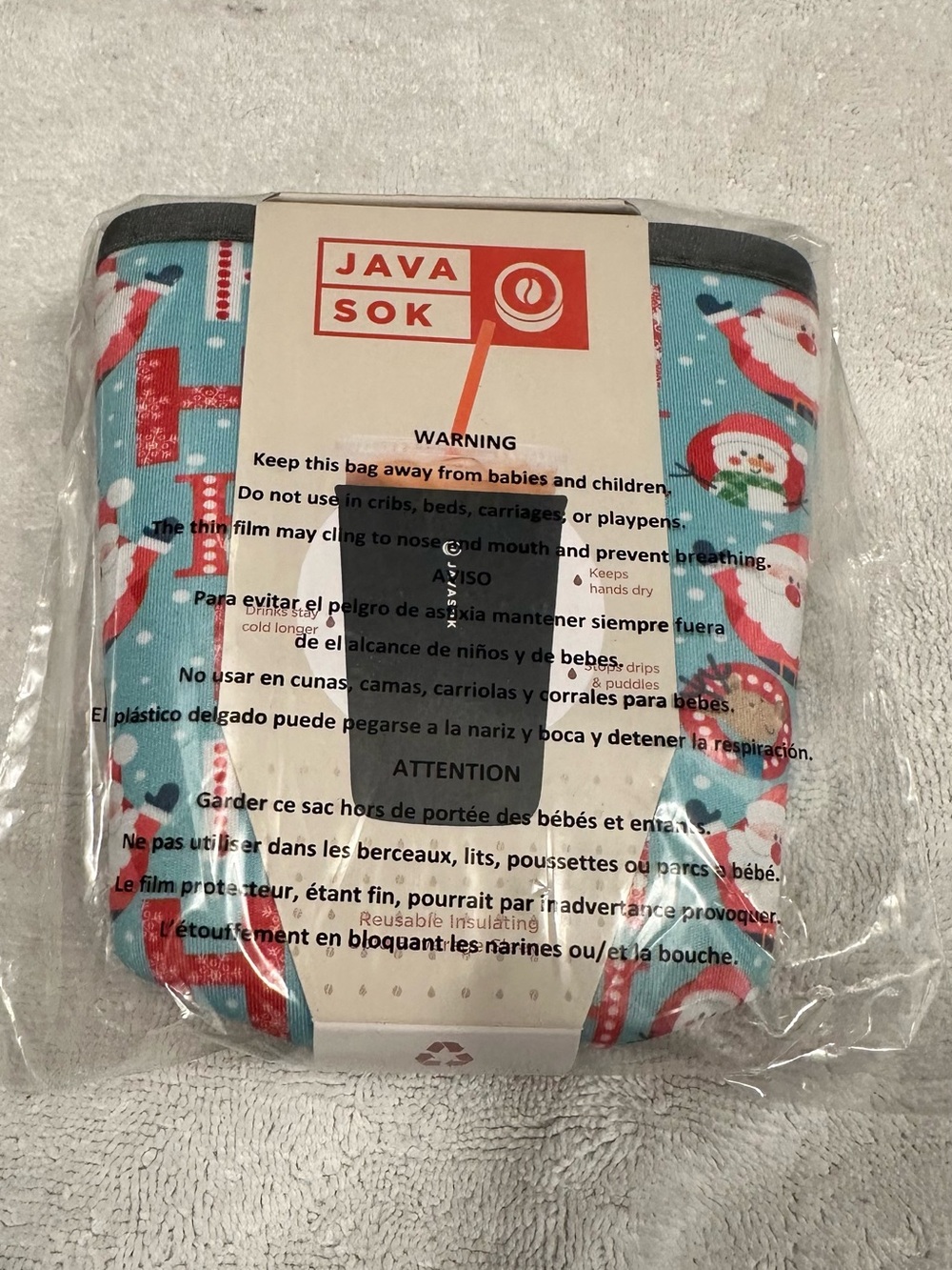 Ho Ho Ho Javasok Cold Beverage Sleeve
